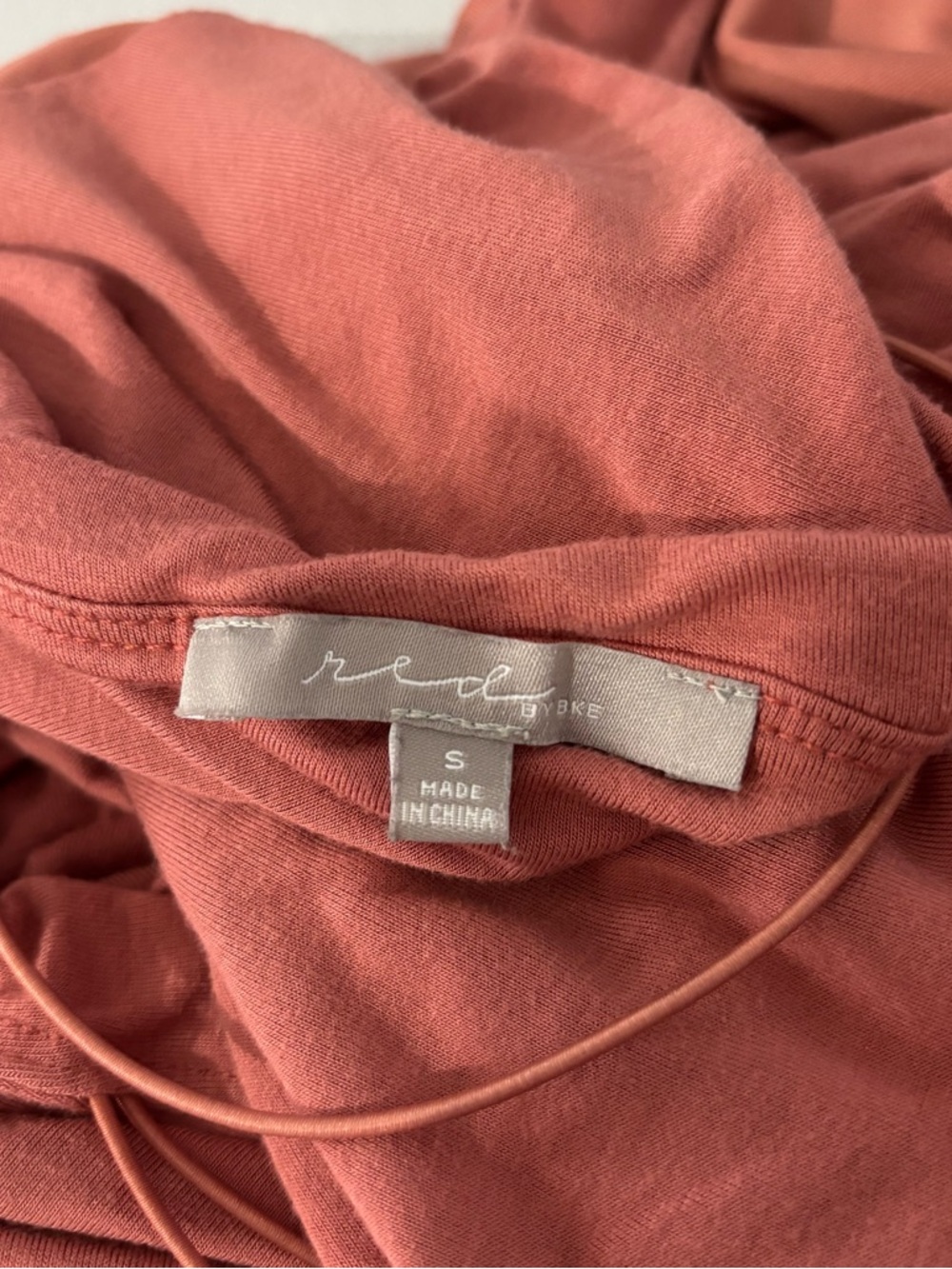Rust Red Open-Back Bodysuit | Size Small - Picture 5 of 5